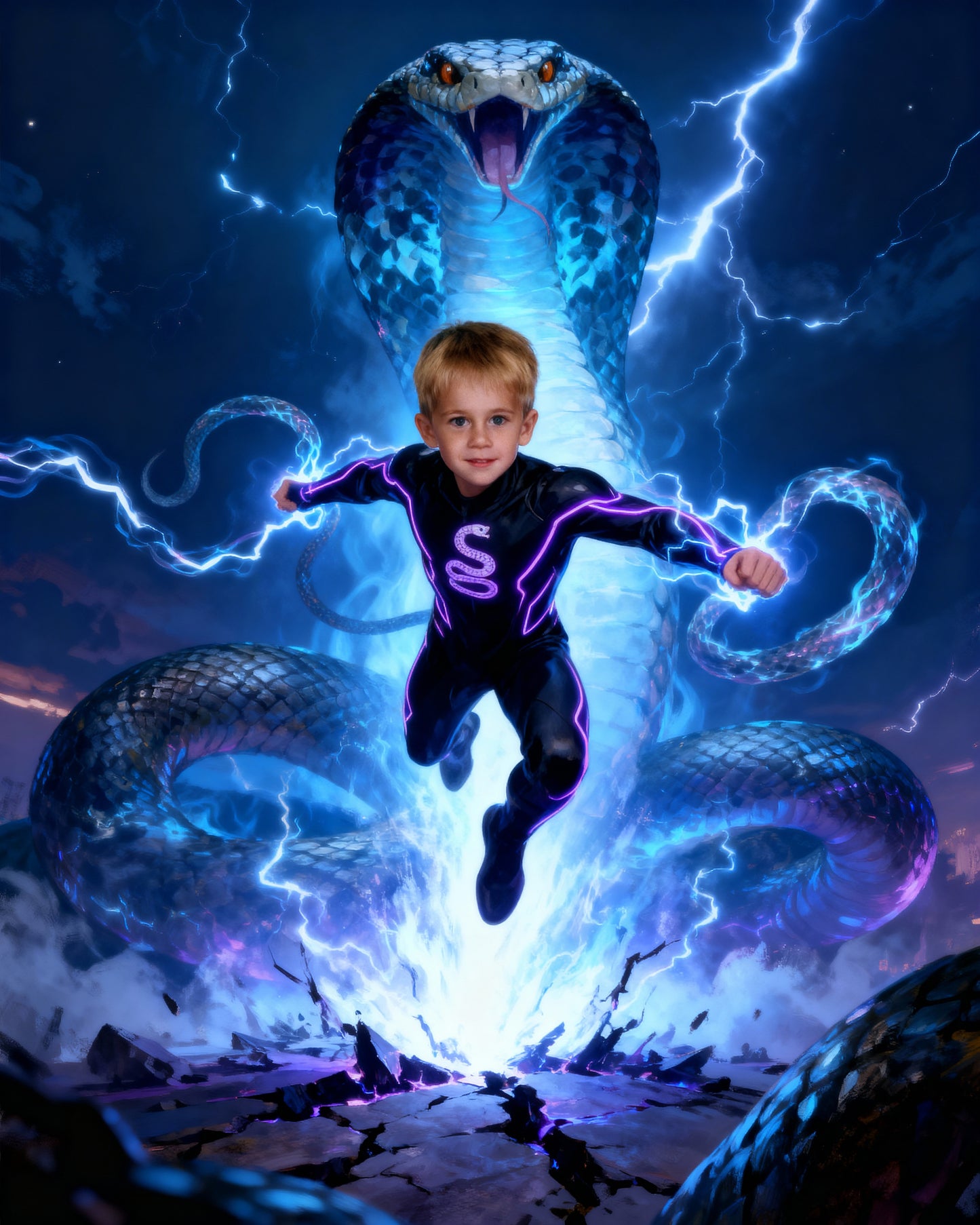 🐍 HÉROS DU SERPENT BLEU