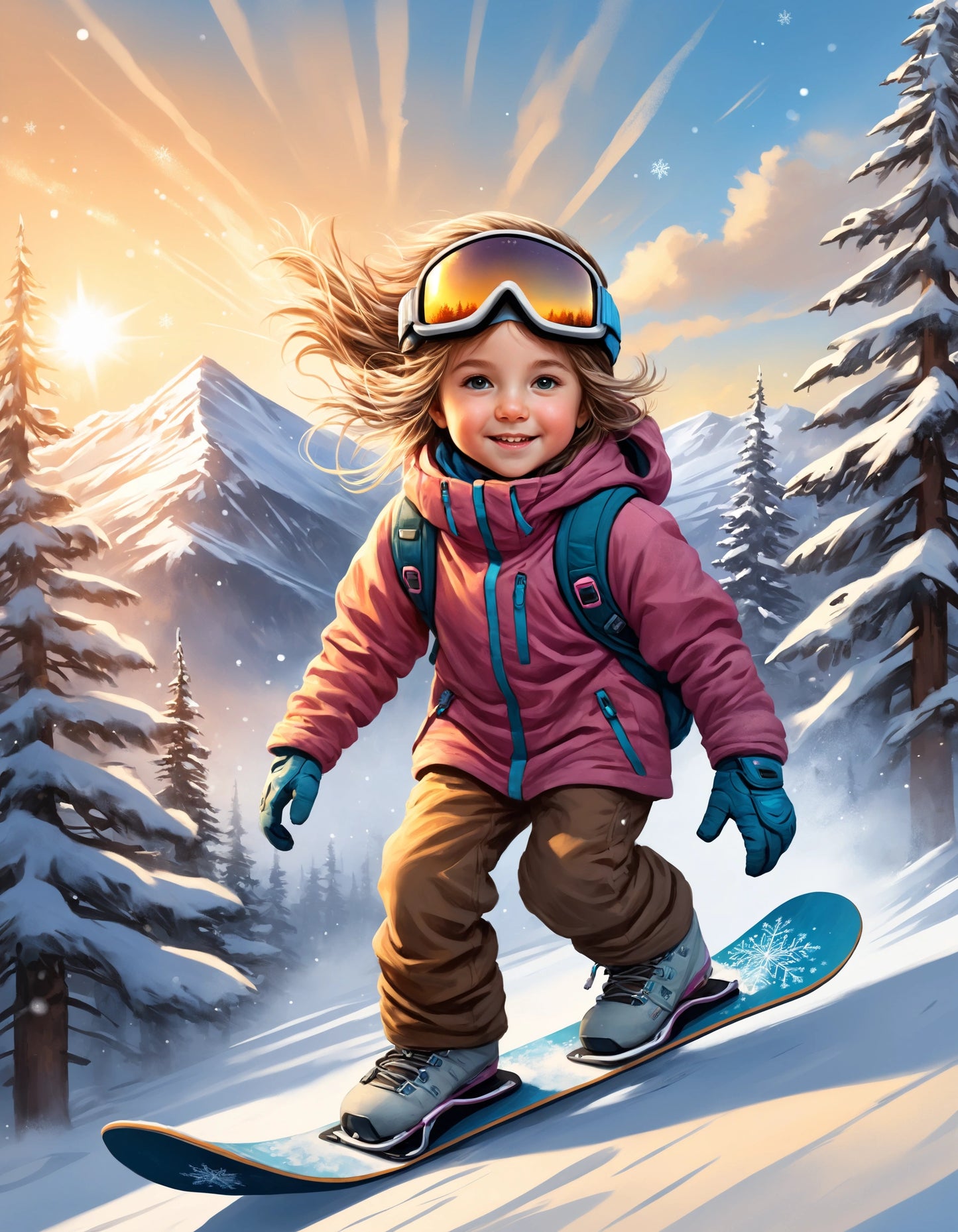 ๐ SNOWBOARDER GIRL