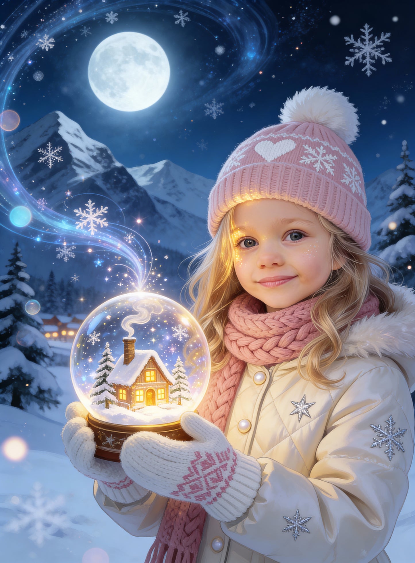 🔮 GLOBE OF WISHES GIRL