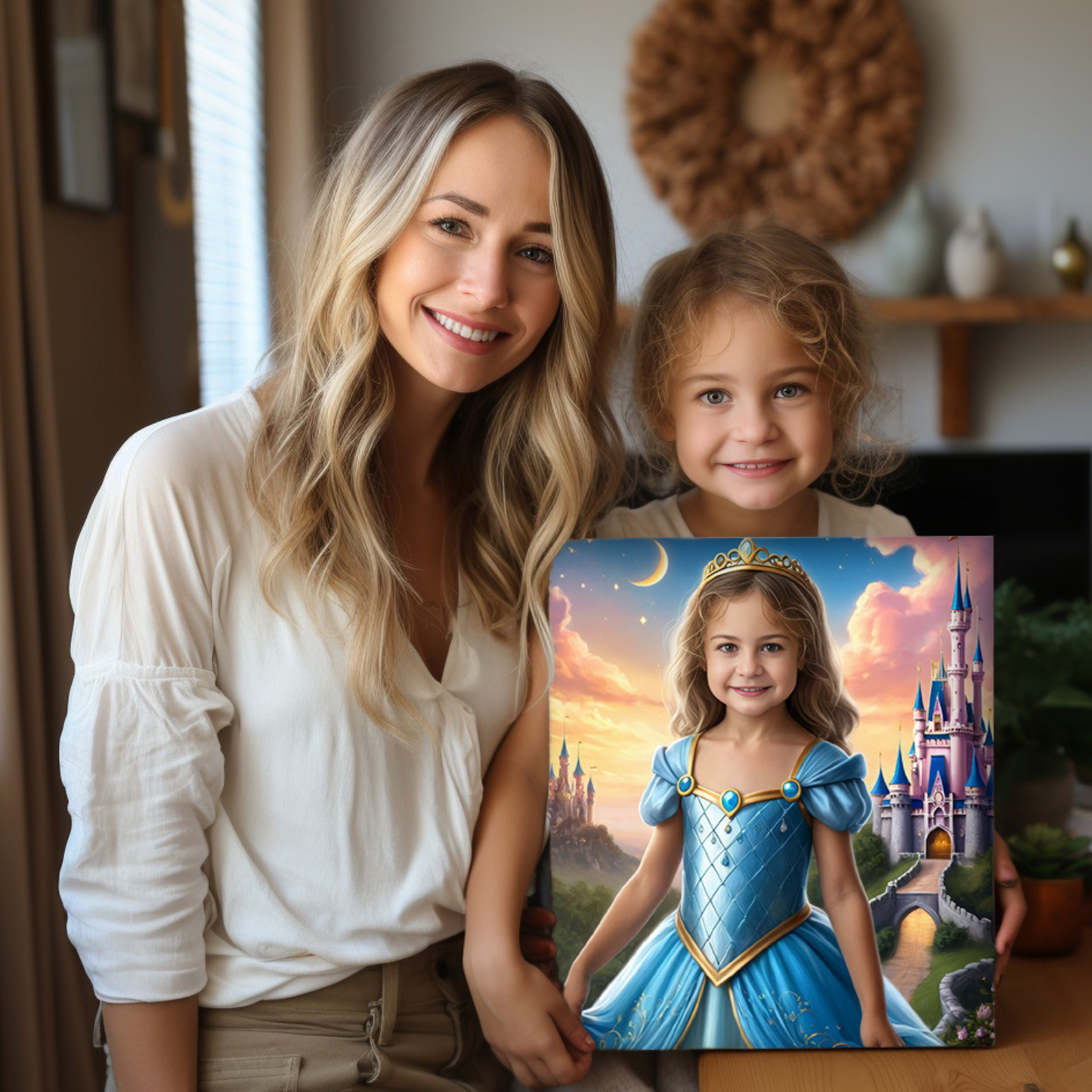 BLUE PRINCESS - Personalized Portrait