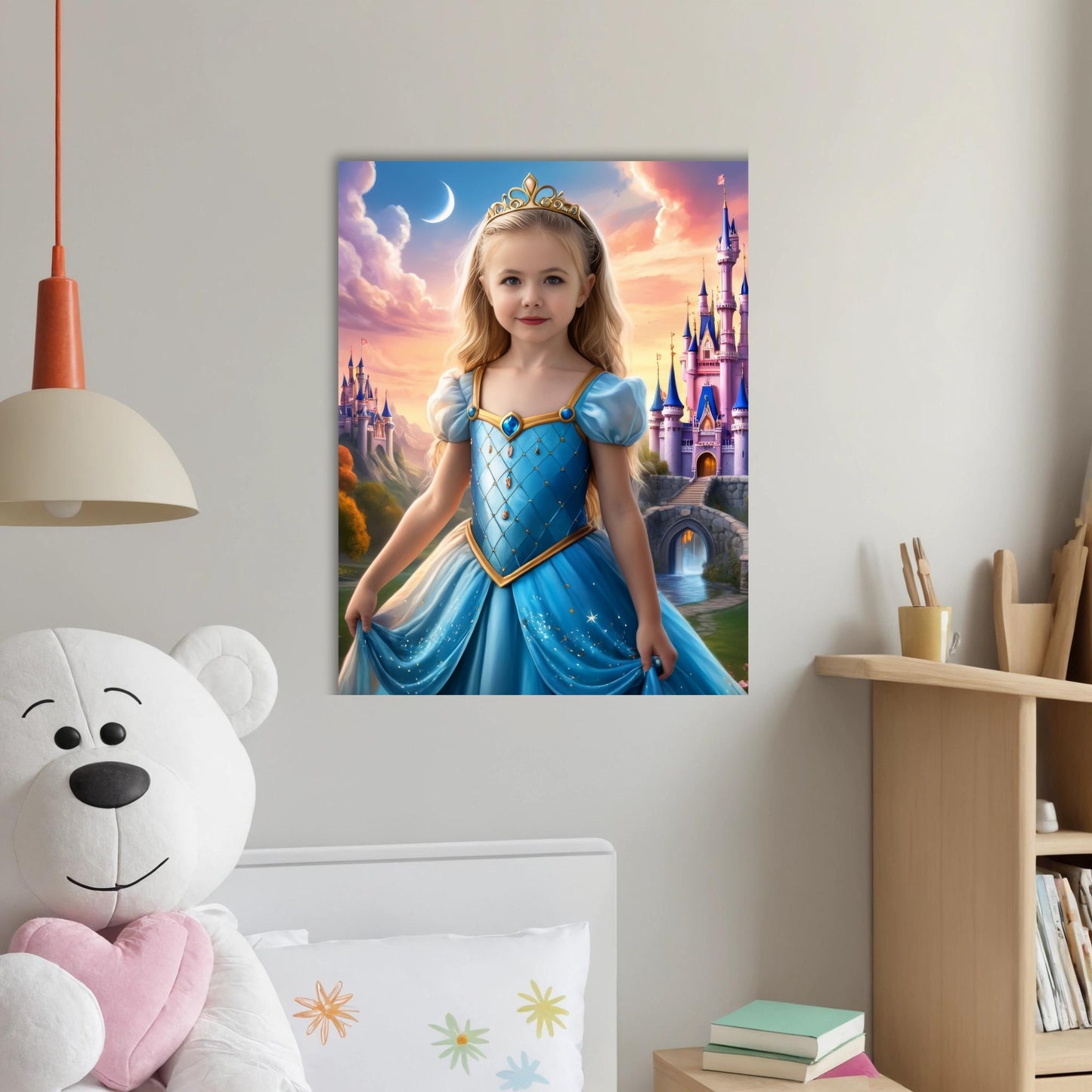 BLUE PRINCESS - Personalized Portrait