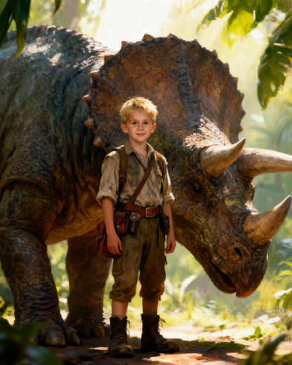 🦖 DINO TRICERATOPS VÆRGE