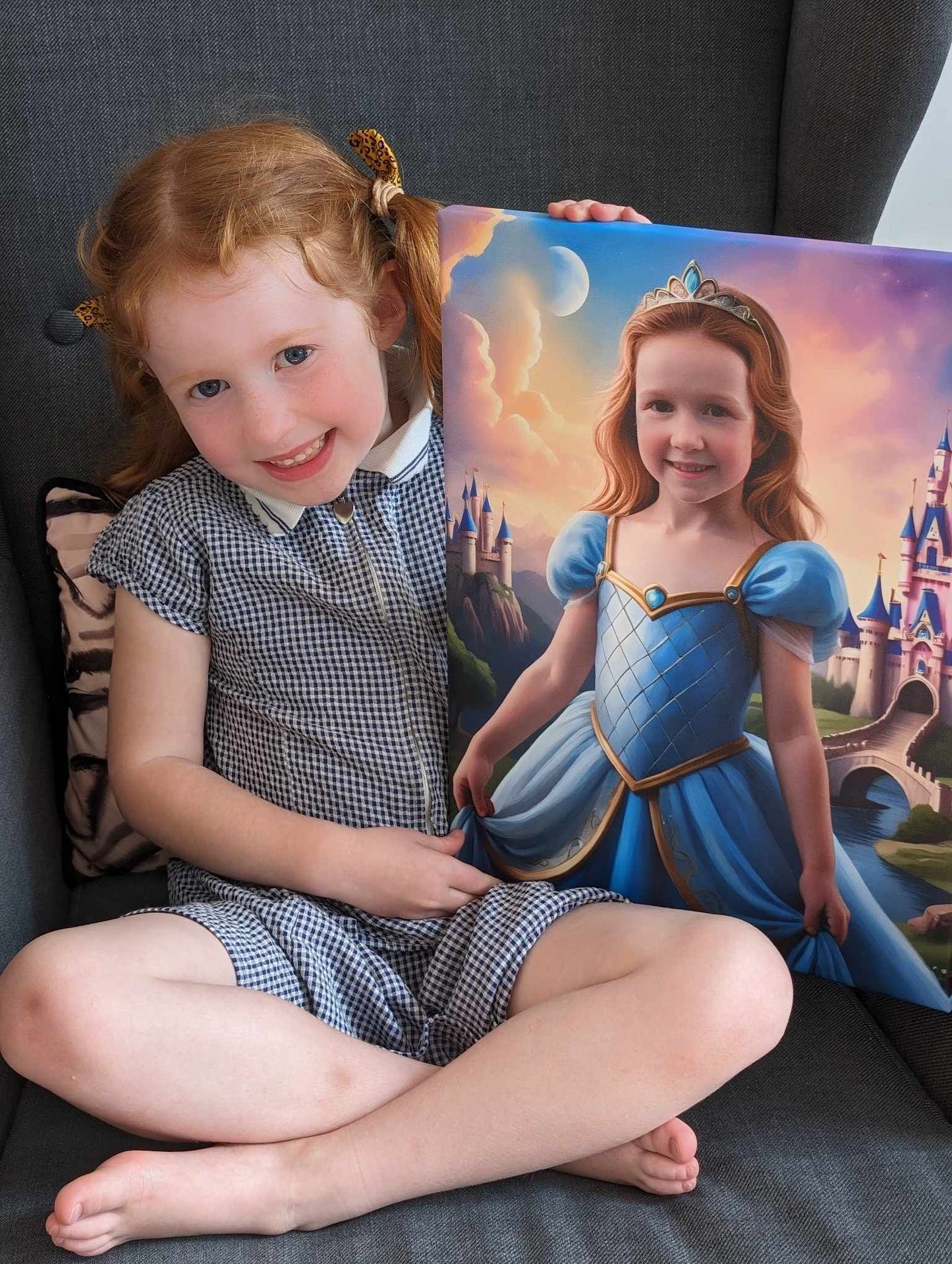 BLUE PRINCESS - Personalized Portrait