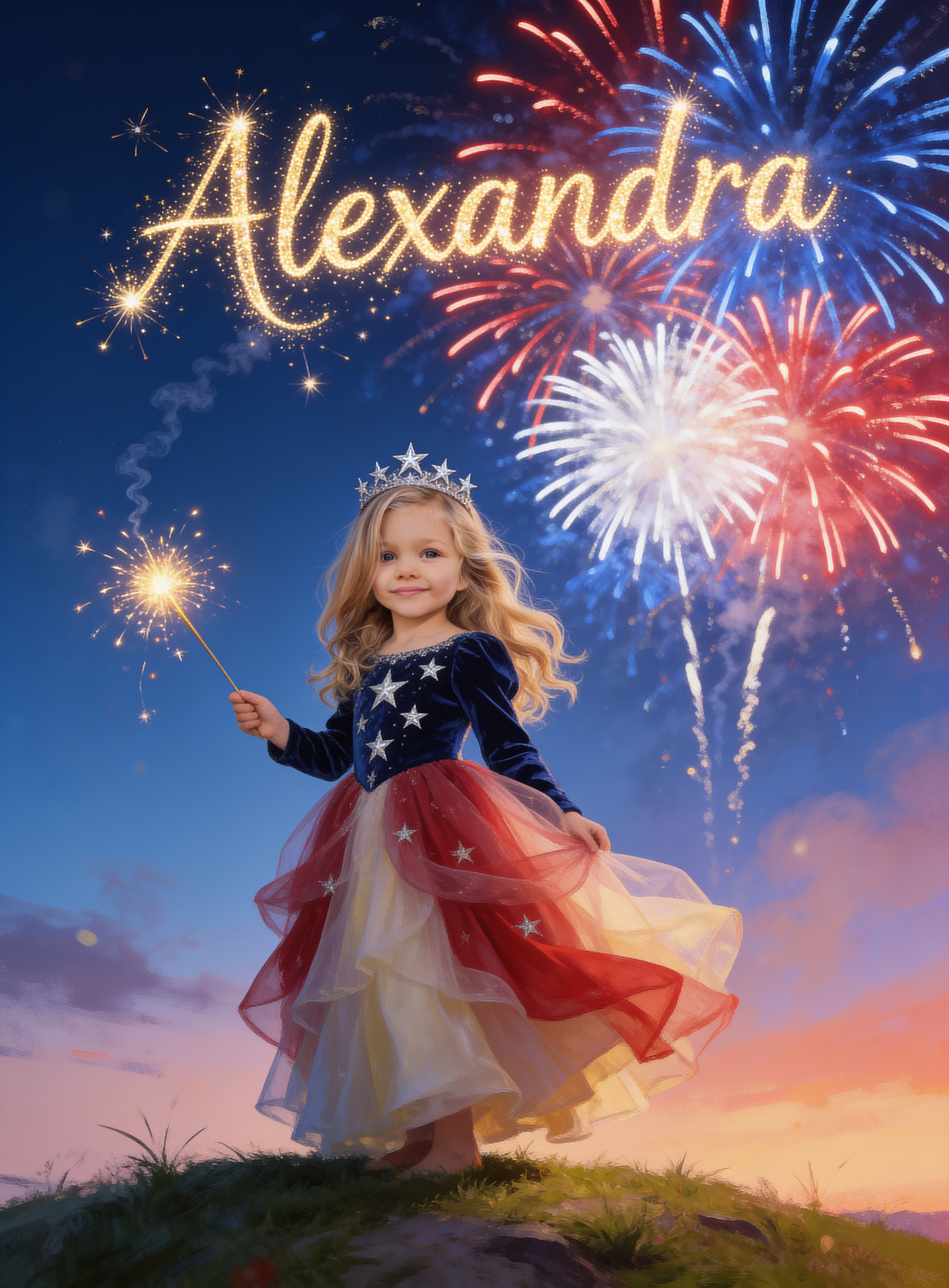 🇺🇸 STAR-SPANGLED PRINCESS personalized preview