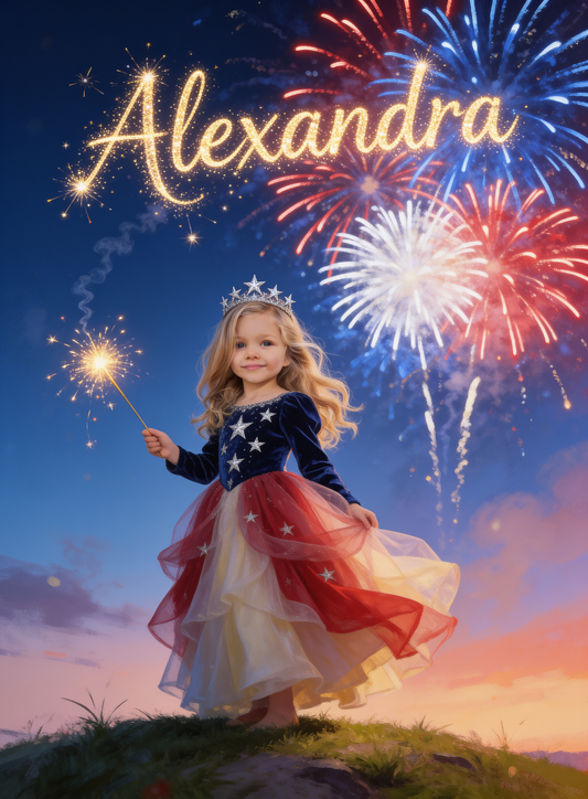 🇺🇸 STAR-SPANGLED PRINCESS personalized preview